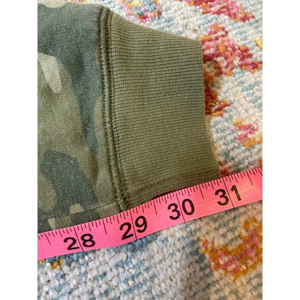 Old Navy Camo Sweatshirt Joggers Matching Set Green Camouflage Women's S Tall